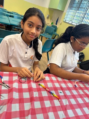 Jewelry making and coconut leaves basket weaving - Jai Arts & Culture Singapore